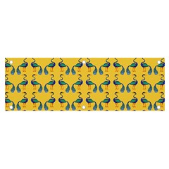 Textile-peacock Banner And Sign 6  X 2  by nateshop