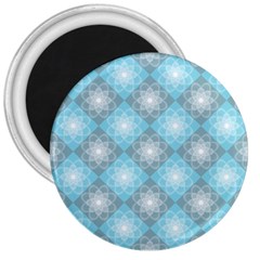 Triangle Blue 3  Magnets by nateshop