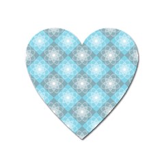 Triangle Blue Heart Magnet by nateshop