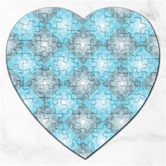 Triangle Blue Jigsaw Puzzle (heart) by nateshop