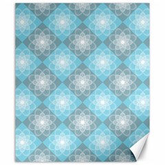 Triangle Blue Canvas 20  X 24  by nateshop