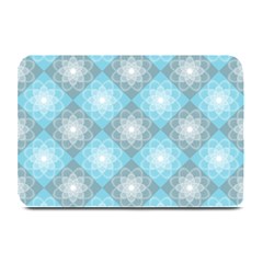 Triangle Blue Plate Mats