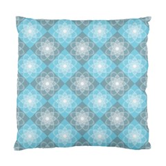 Triangle Blue Standard Cushion Case (two Sides) by nateshop