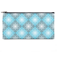 Triangle Blue Pencil Case by nateshop