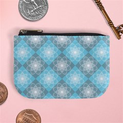 Triangle Blue Mini Coin Purse by nateshop