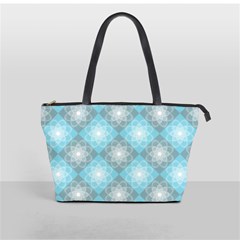 Triangle Blue Classic Shoulder Handbag by nateshop