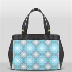 Triangle Blue Oversize Office Handbag (2 Sides) by nateshop