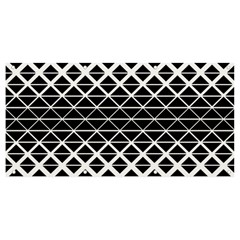 Triangle-black White Banner And Sign 8  X 4 