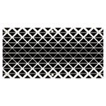 Triangle-black White Banner and Sign 6  x 3  Front