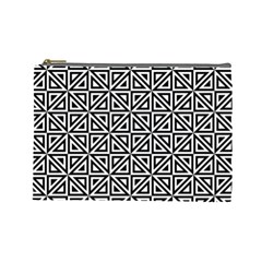 Triangle-black Cosmetic Bag (large) by nateshop