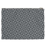 Triangle-black Cosmetic Bag (XXL) Back