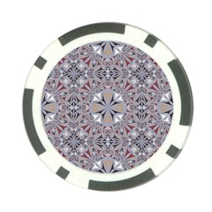 Triangle-mandala Poker Chip Card Guard by nateshop