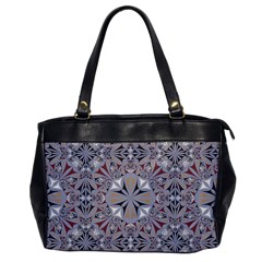 Triangle-mandala Oversize Office Handbag