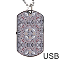 Triangle-mandala Dog Tag Usb Flash (one Side) by nateshop