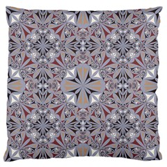 Triangle-mandala Large Flano Cushion Case (one Side) by nateshop