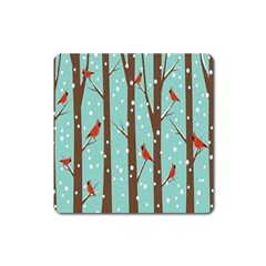 Winter Square Magnet by nateshop