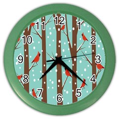 Winter Color Wall Clock by nateshop