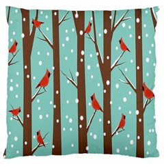 Winter Large Cushion Case (one Side) by nateshop