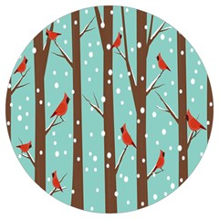 Winter Round Trivet