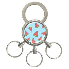 Watermelon-blue 3-ring Key Chain by nateshop