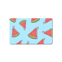 Watermelon-blue Magnet (name Card) by nateshop