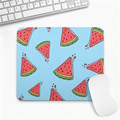 Watermelon-blue Large Mousepads by nateshop