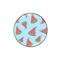 Watermelon-blue Hat Clip Ball Marker (4 pack)