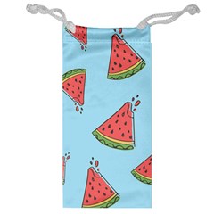 Watermelon-blue Jewelry Bag by nateshop