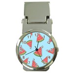 Watermelon-blue Money Clip Watches Front