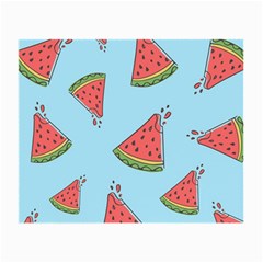 Watermelon-blue Small Glasses Cloth by nateshop