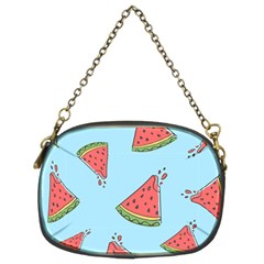 Watermelon-blue Chain Purse (Two Sides)