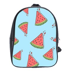 Watermelon-blue School Bag (Large)