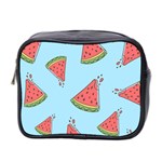 Watermelon-blue Mini Toiletries Bag (Two Sides) Front