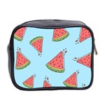 Watermelon-blue Mini Toiletries Bag (Two Sides) Back