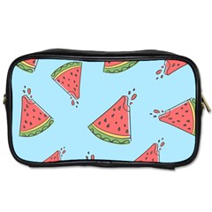 Watermelon-blue Toiletries Bag (one Side) by nateshop