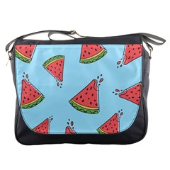 Watermelon-blue Messenger Bag by nateshop