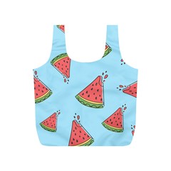 Watermelon-blue Full Print Recycle Bag (s) by nateshop