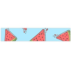 Watermelon-blue Large Flano Scarf  by nateshop