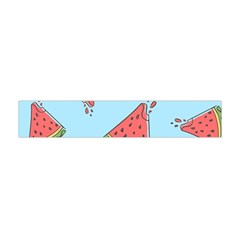 Watermelon-blue Flano Scarf (mini) by nateshop