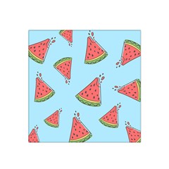 Watermelon-blue Satin Bandana Scarf 22  X 22  by nateshop