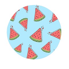 Watermelon-blue Mini Round Pill Box