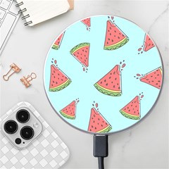 Watermelon-blue Wireless Charger by nateshop