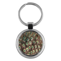 Bird-peacock Key Chain (round) by nateshop