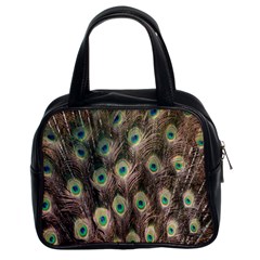 Bird-peacock Classic Handbag (two Sides) by nateshop