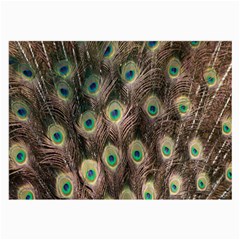 Bird-peacock Large Glasses Cloth (2 Sides) by nateshop