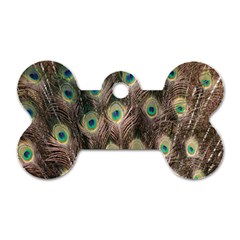 Bird-peacock Dog Tag Bone (two Sides) by nateshop