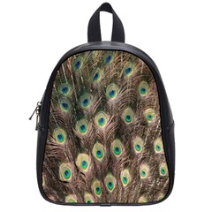 Bird-peacock School Bag (small) by nateshop