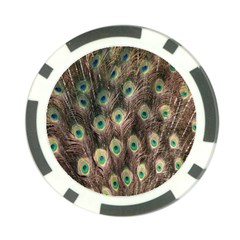 Bird-peacock Poker Chip Card Guard (10 Pack) by nateshop