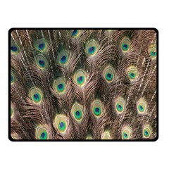 Bird-peacock Fleece Blanket (small) by nateshop