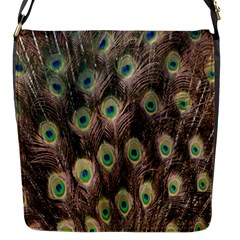 Bird-peacock Flap Closure Messenger Bag (s) by nateshop